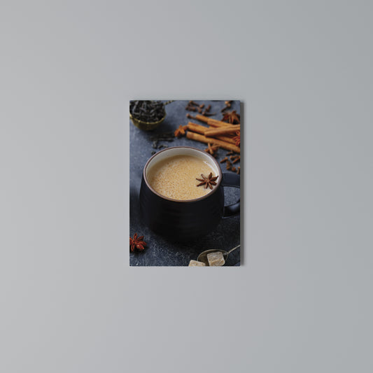 WARMTH IN A CUP Stampa su Tela Verticale