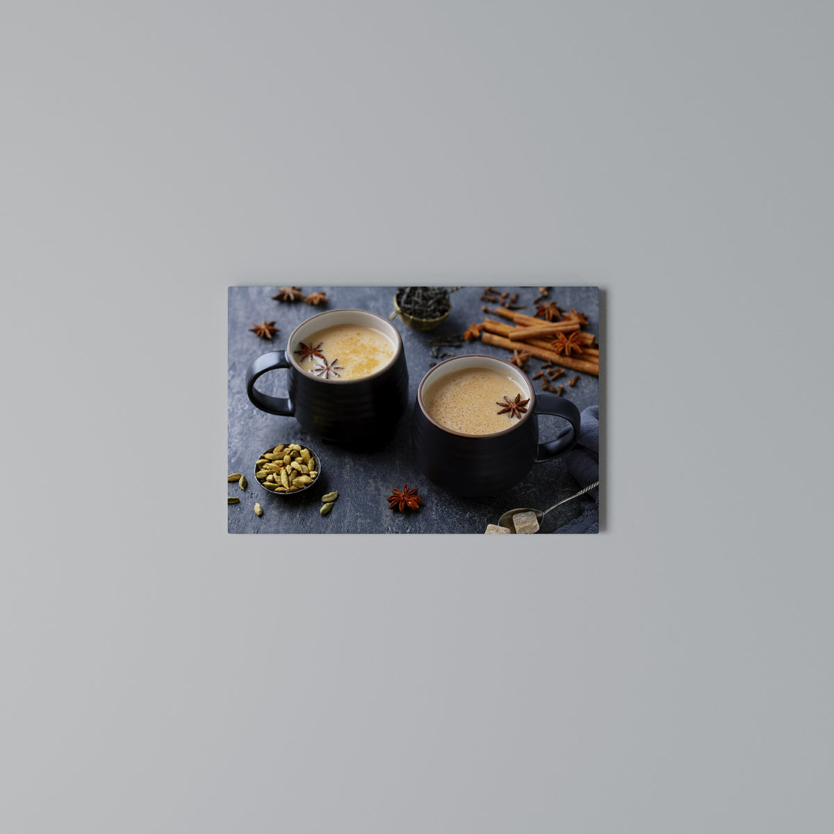 WARMTH IN A CUP Stampa su tela orizzontale