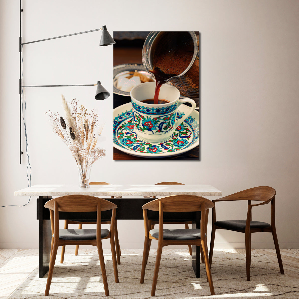 TRADITION IN A CUP Vertical Canvas Print