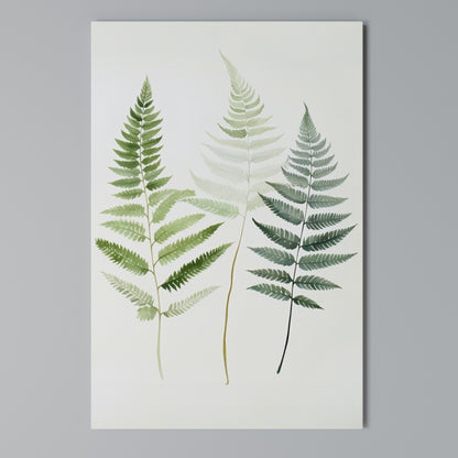 FERN MAJESTY Stampa su Tela Verticale