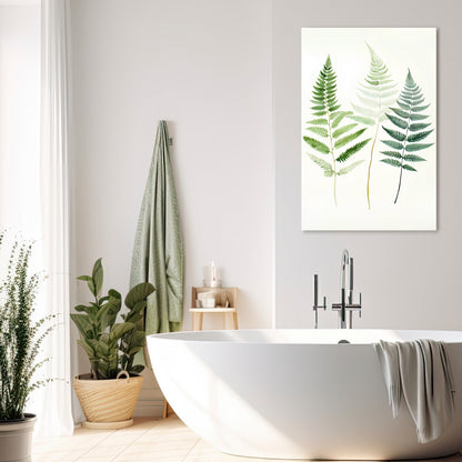FERN MAJESTY Stampa su tela verticale
