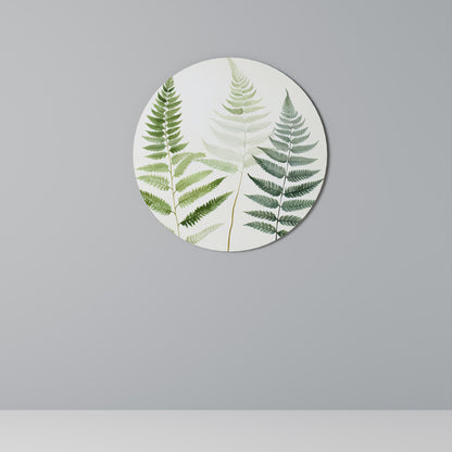 FERN MAJESTY Round Wall Art