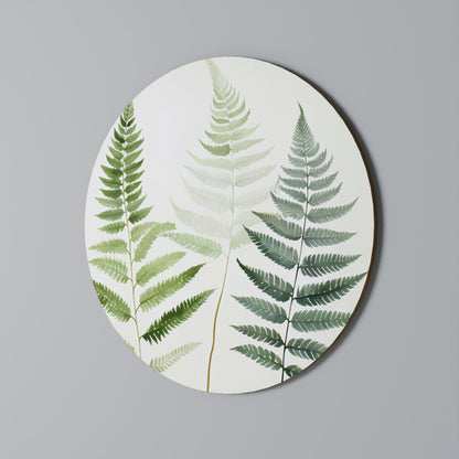 FERN MAJESTY Round Wall Art