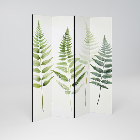 FERN MAJESTY - Divisorio decorativo per ambienti a 4 pannelli