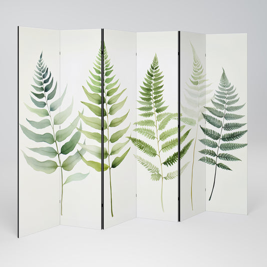 FERN MAJESTY - Divisorio decorativo per ambienti a 6 pannelli