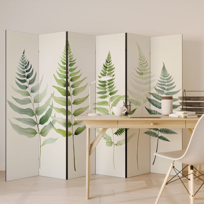 FERN MAJESTY - Divisorio decorativo per ambienti a 6 pannelli