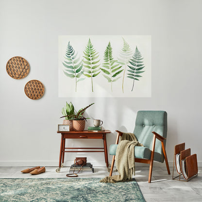 Poster orizzontale staccabile e attaccabile FERN MAJESTY