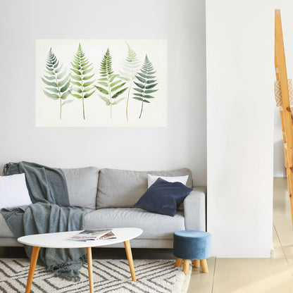 Poster orizzontale staccabile e attaccabile FERN MAJESTY