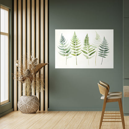 Poster orizzontale staccabile e attaccabile FERN MAJESTY