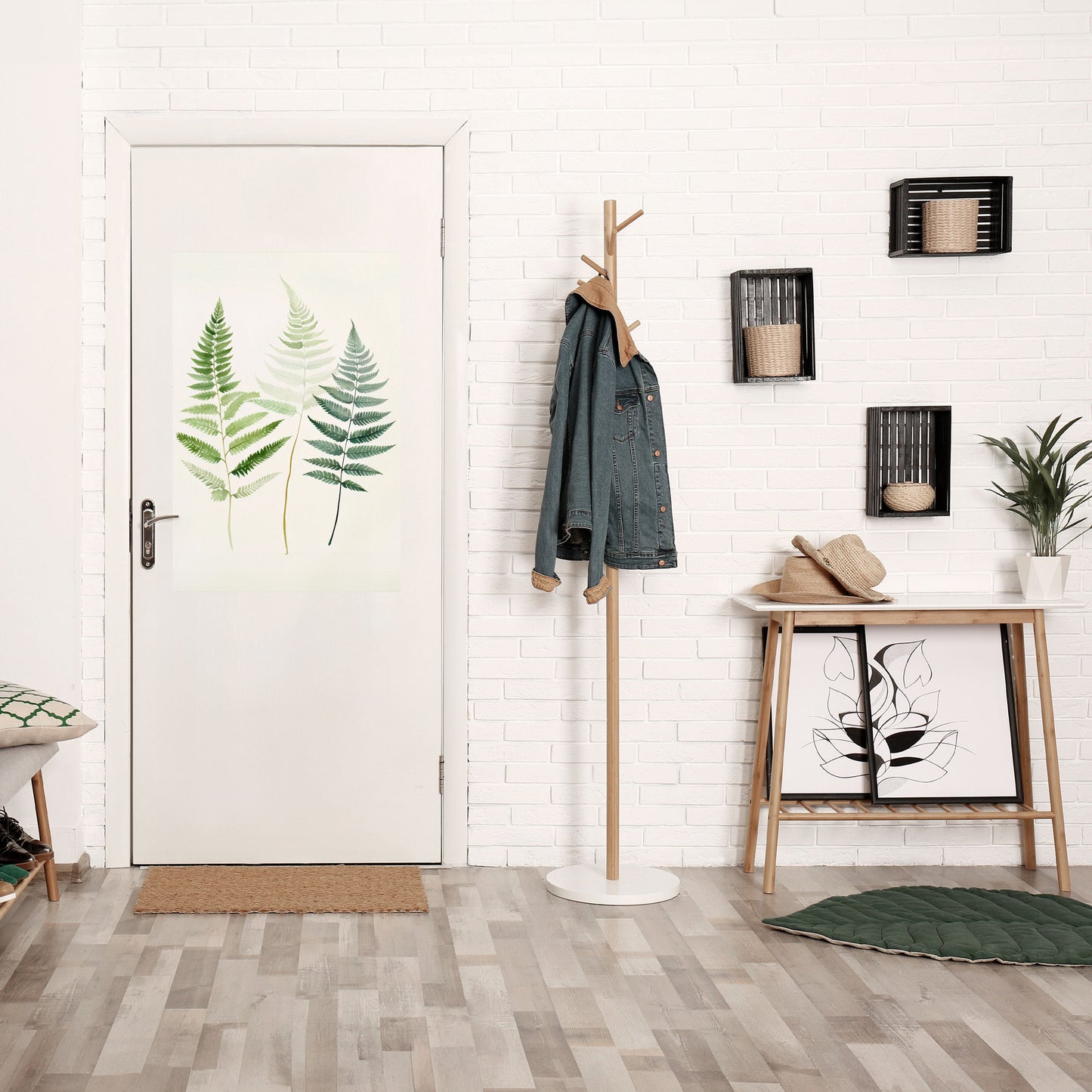 Poster verticale staccabile e attaccabile FERN MAJESTY