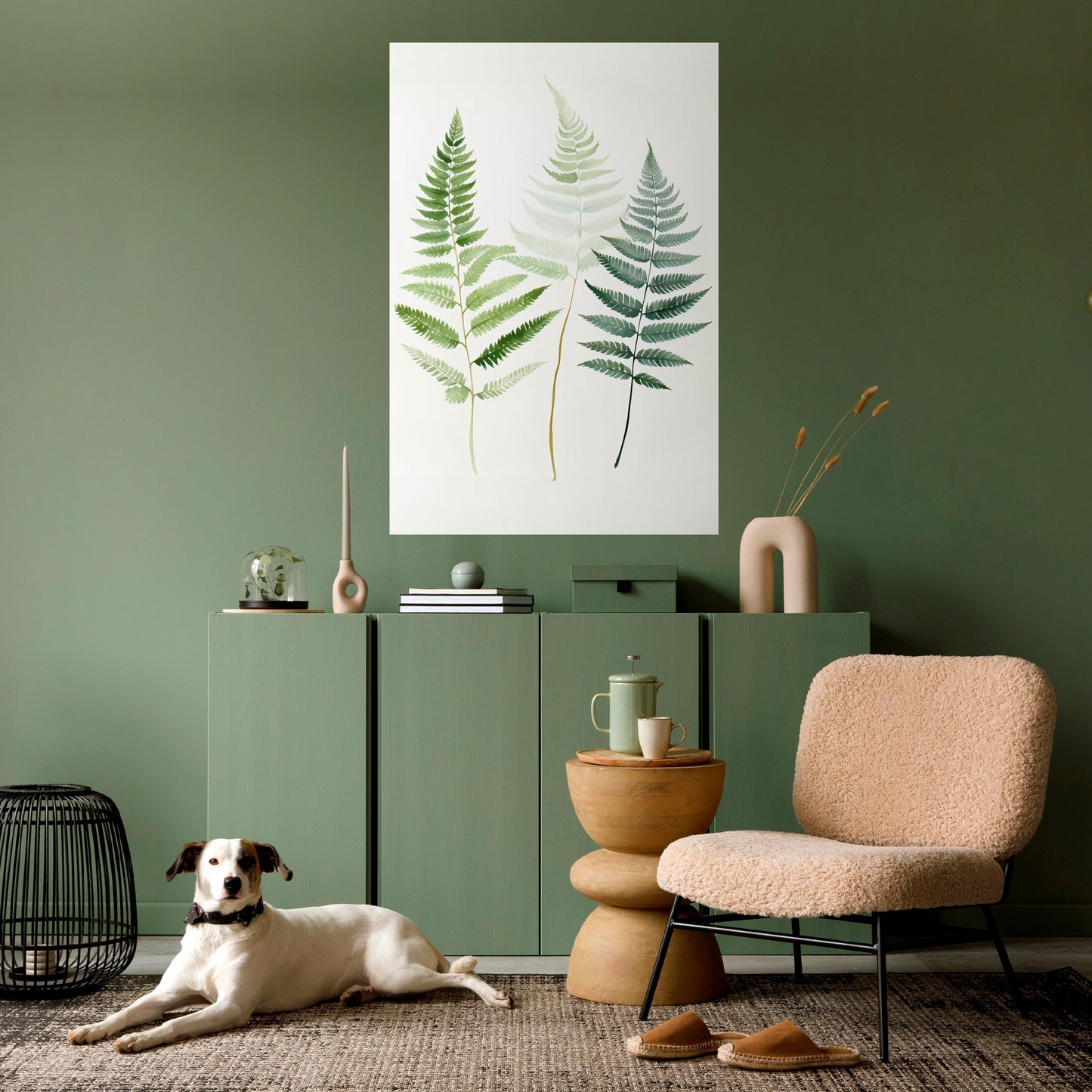 Poster verticale staccabile e attaccabile FERN MAJESTY