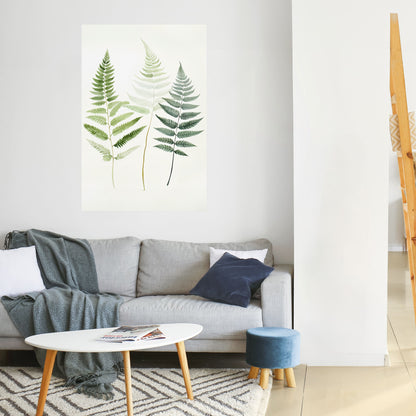 Poster verticale staccabile e attaccabile FERN MAJESTY