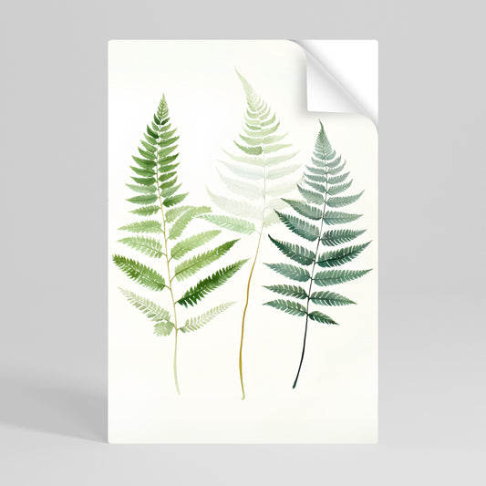 Poster verticale staccabile e attaccabile FERN MAJESTY