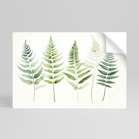 Poster orizzontale staccabile e attaccabile FERN MAJESTY
