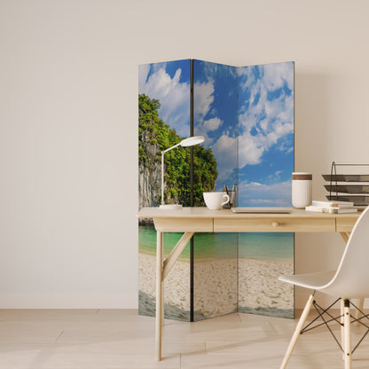 SUN-KISSED HAVEN - Divisorio decorativo per ambienti a 3 pannelli
