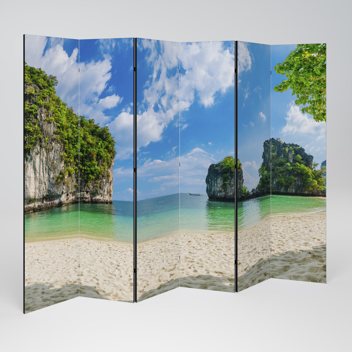 SUN-KISSED HAVEN Paravento Decorativo a 6 Pannelli