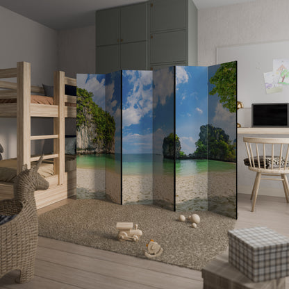 SUN-KISSED HAVEN - Divisorio decorativo per ambienti a 6 pannelli