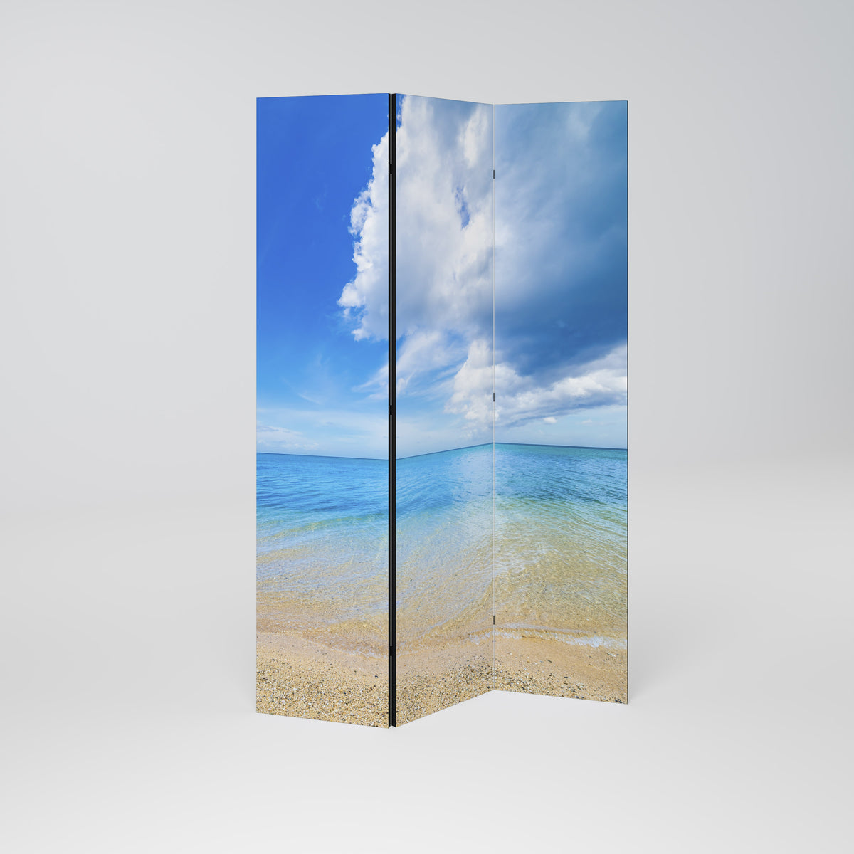 TIDES OF TIME Decorative 3-Panel Room Divider