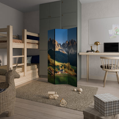 MOUNTAIN DREAMSCAPE - Divisorio decorativo per ambienti a 3 pannelli