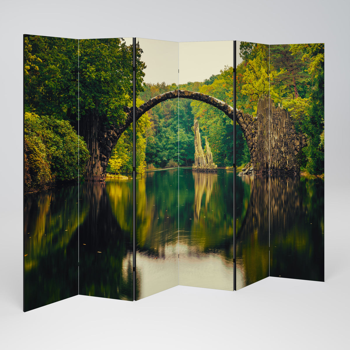 SERENE REFLECTIONS REALM Paravento Decorativo a 6 Pannelli