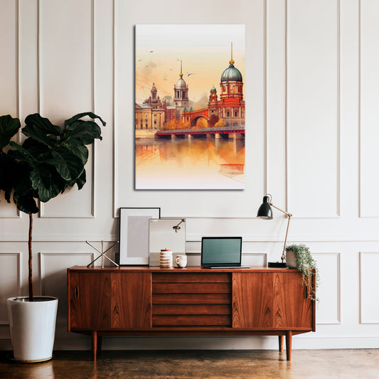 BERLIN SPIRIT Vertical Canvas Print