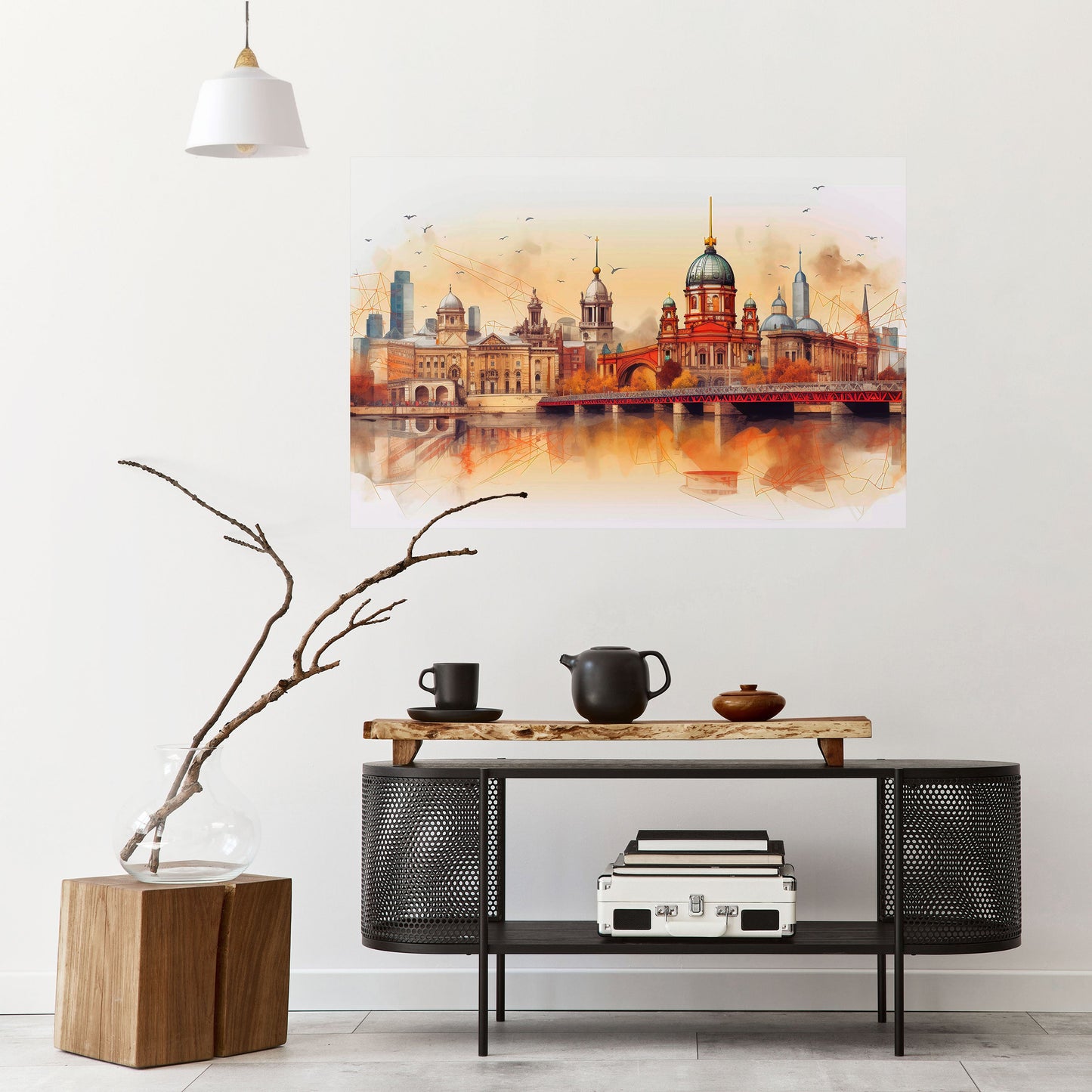 Poster orizzontale staccabile e attaccabile BERLIN SPIRIT