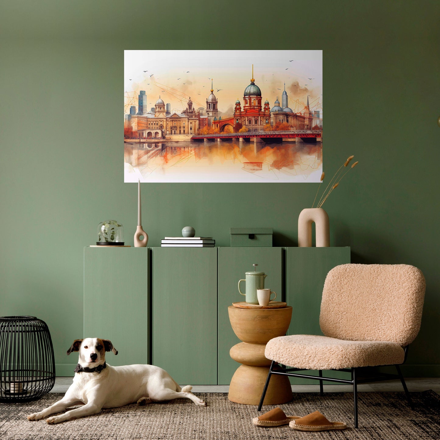 Poster orizzontale staccabile e attaccabile BERLIN SPIRIT