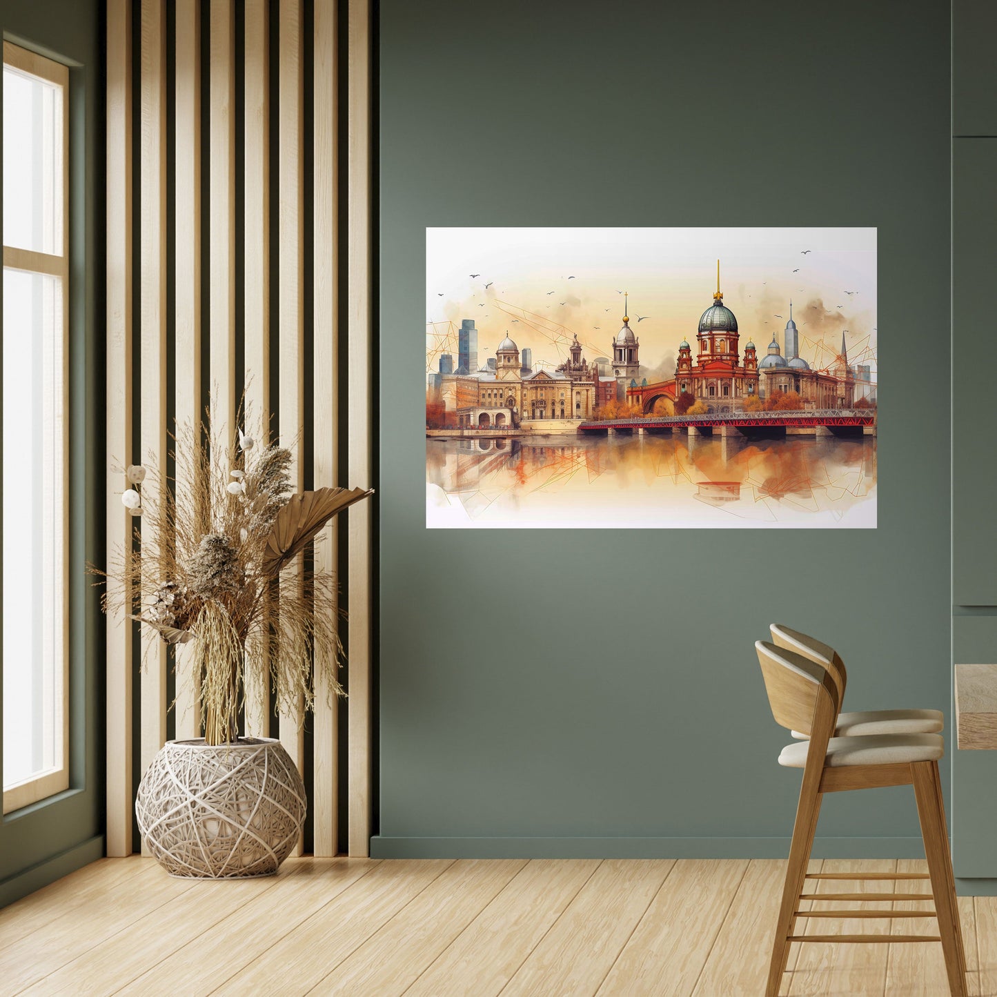Poster orizzontale staccabile e attaccabile BERLIN SPIRIT