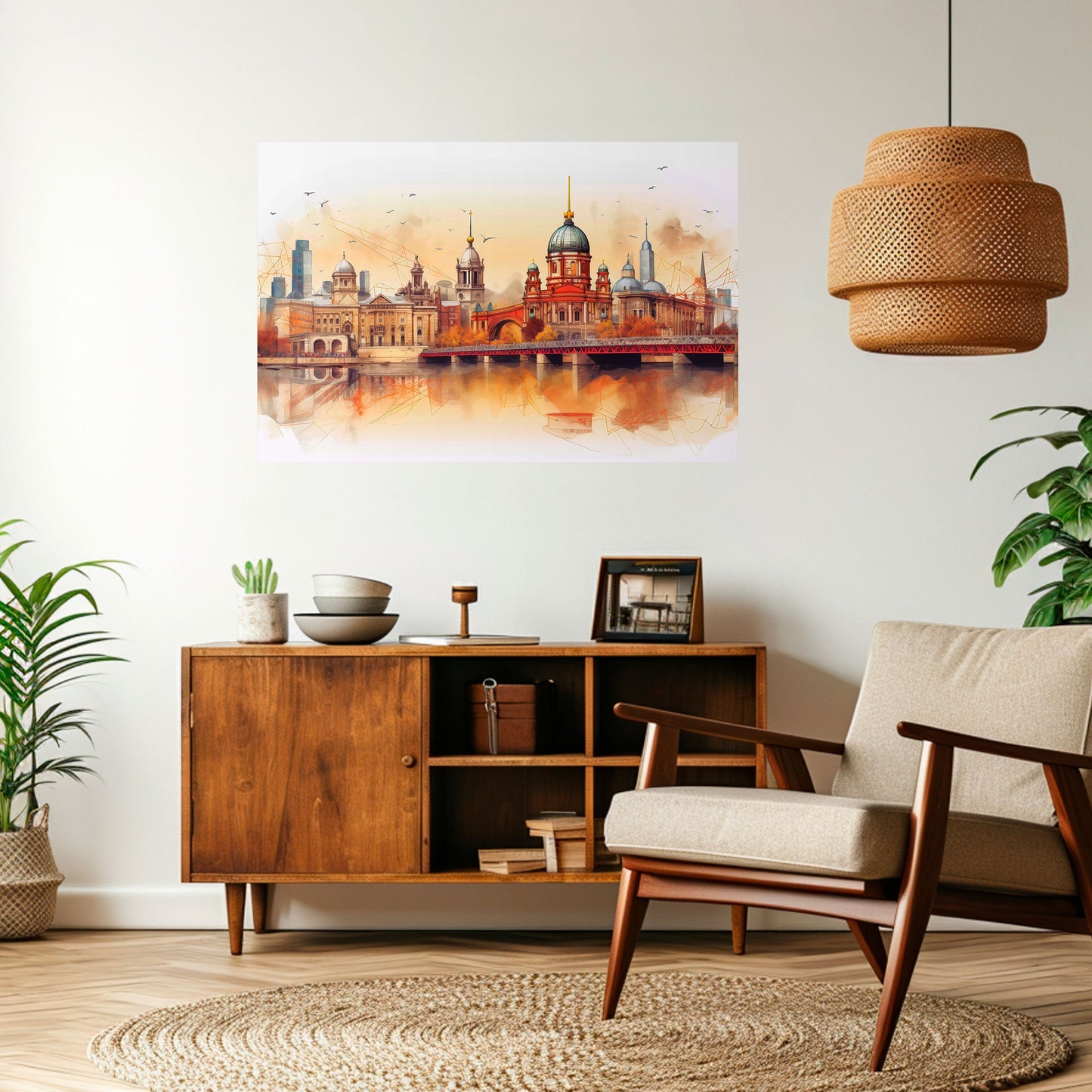 Poster orizzontale staccabile e attaccabile BERLIN SPIRIT