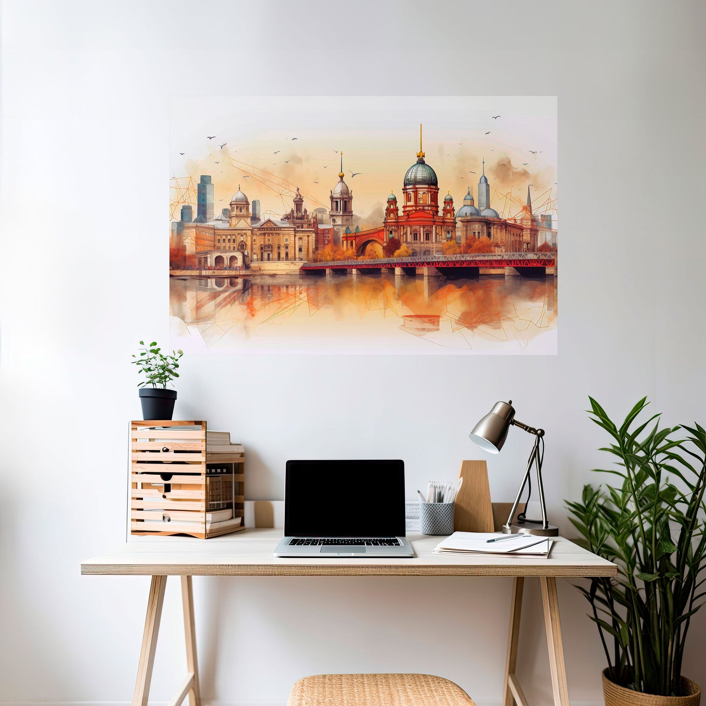 Poster orizzontale staccabile e attaccabile BERLIN SPIRIT