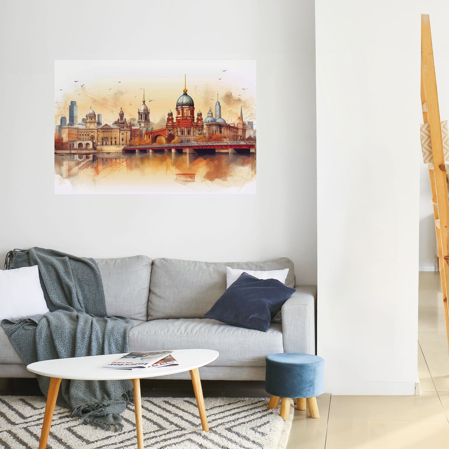 Poster orizzontale staccabile e attaccabile BERLIN SPIRIT