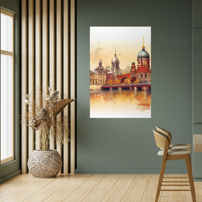 Poster verticale staccabile e attaccabile BERLIN SPIRIT
