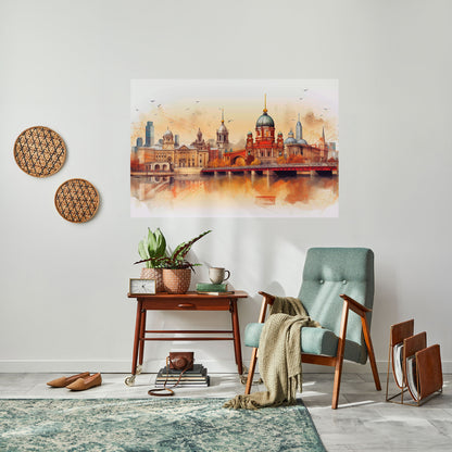 Poster orizzontale staccabile e attaccabile BERLIN SPIRIT