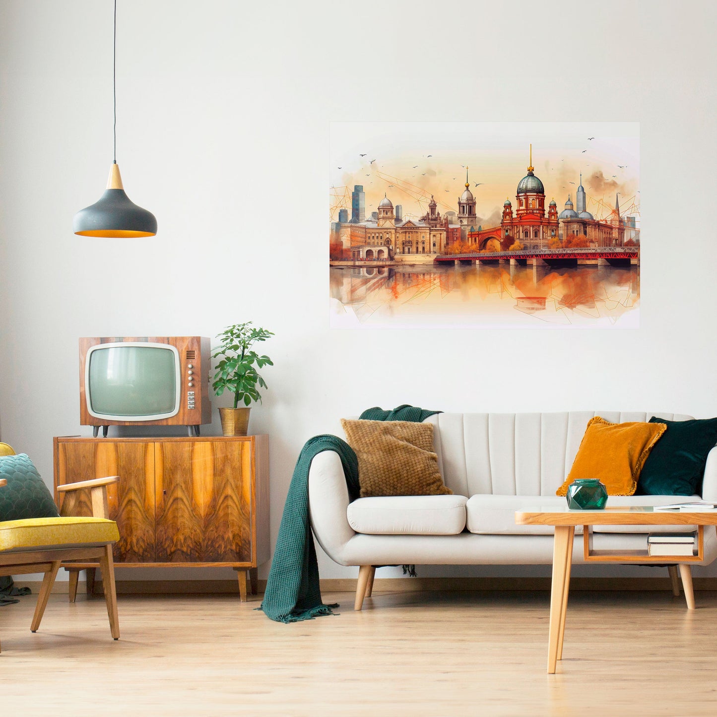 Poster orizzontale staccabile e attaccabile BERLIN SPIRIT
