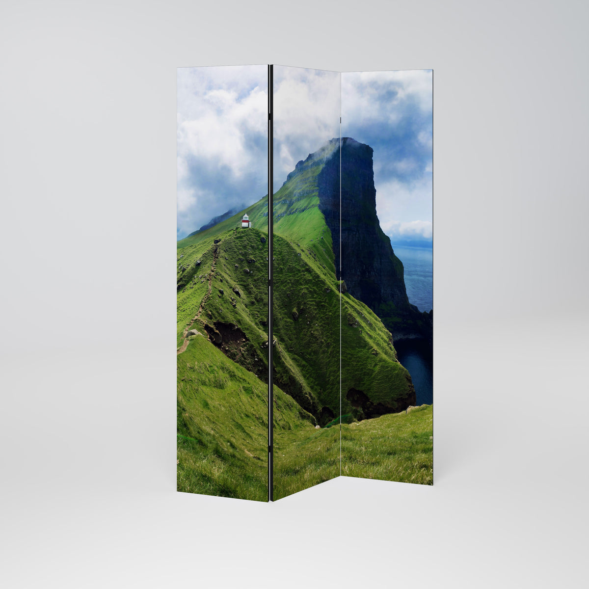 CLIFFS OF TRANQUILITY Decorative 3-Panel Room Divider