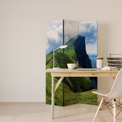 CLIFFS OF TRANQUILITY - Divisorio decorativo per ambienti a 3 pannelli
