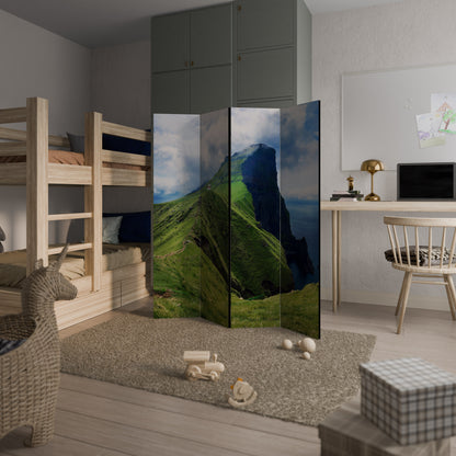 CLIFFS OF TRANQUILITY - Divisorio decorativo per ambienti a 4 pannelli