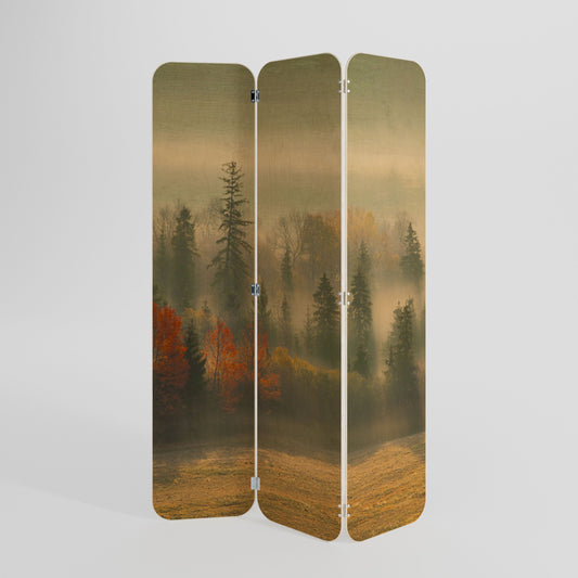 DIVISORE PER LOCALI IN COMPENSATO A 3 PANNELLI GILDING HOURS