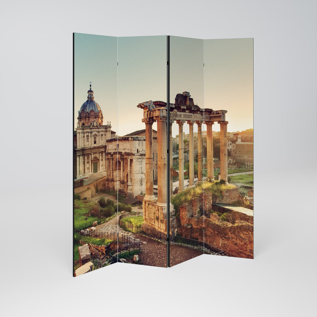 MARVELS OF THE PAST Paravento Decorativo a 4 Pannelli