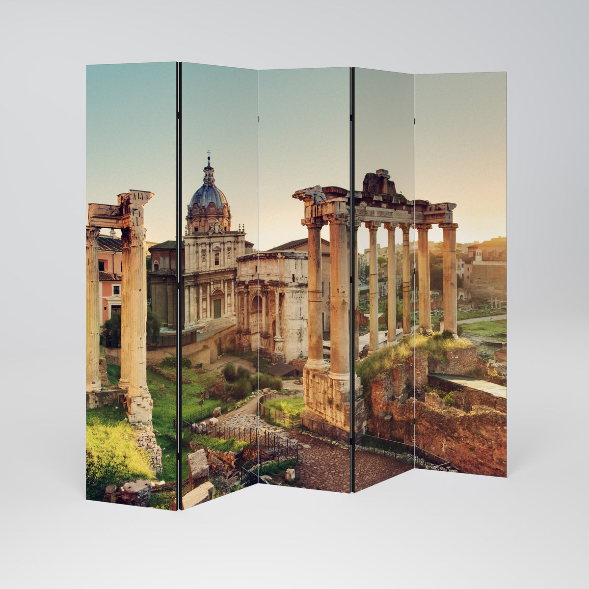 MARVELS OF THE PAST Paravento Decorativo a 5 Pannelli