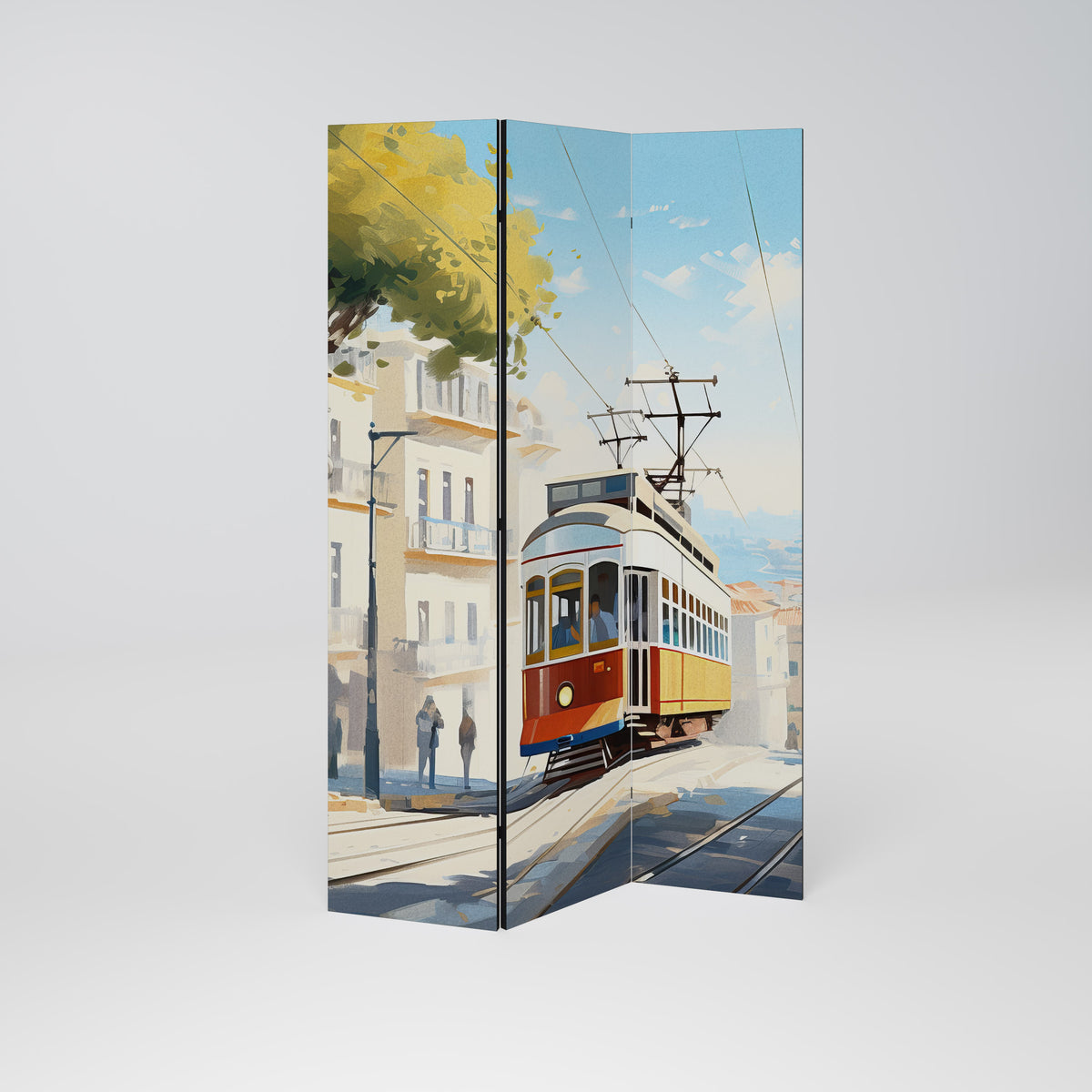 TRAMWAY DREAMSCAPE Decorative 3-Panel Room Divider