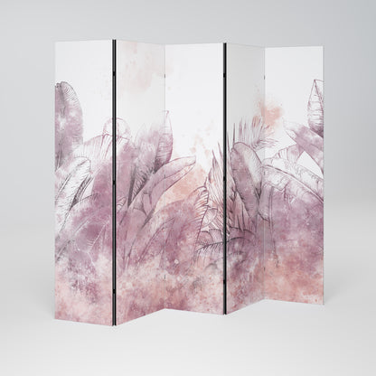 Divisorio decorativo per ambienti a 5 pannelli TROPICAL GLAM