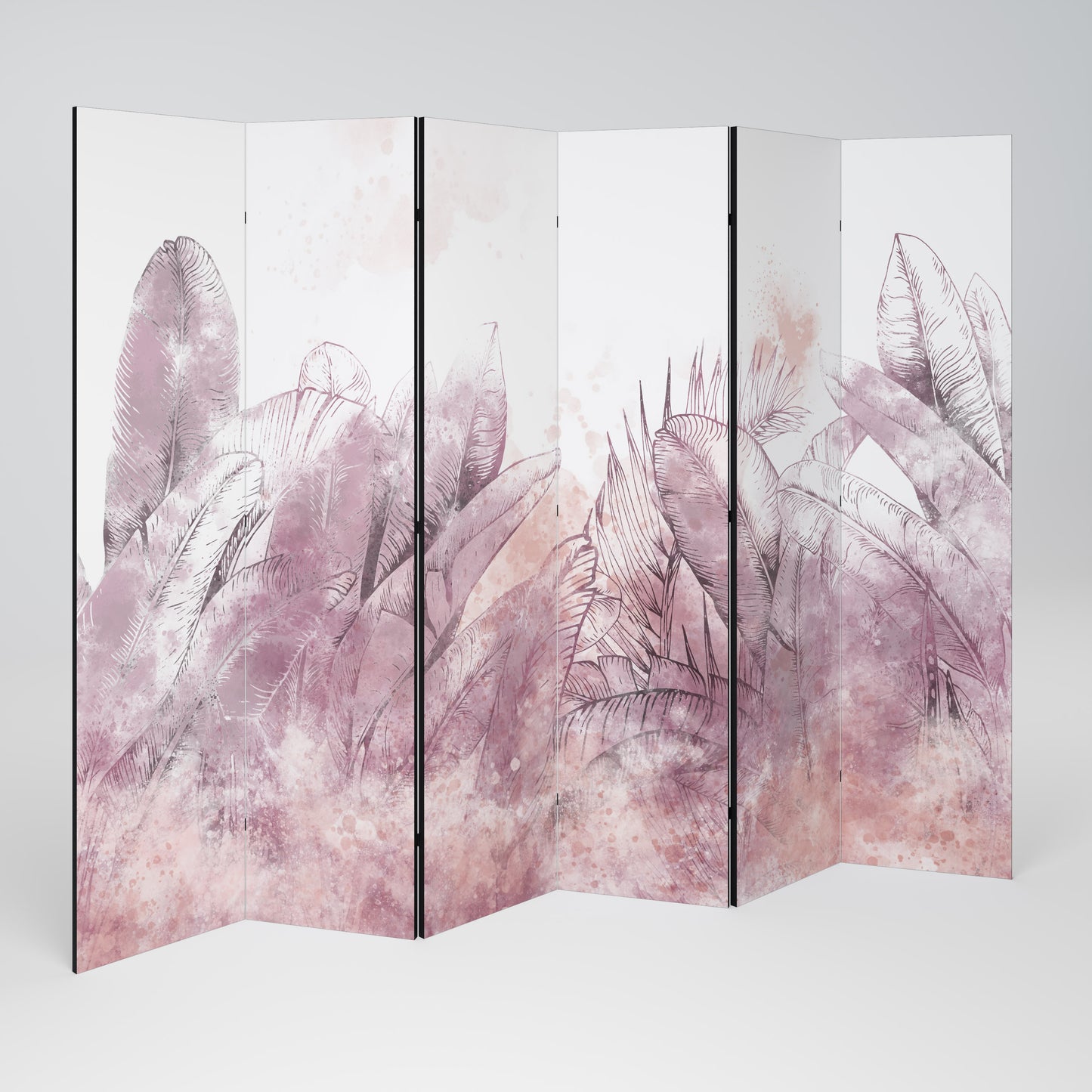 Divisorio decorativo per ambienti a 6 pannelli TROPICAL GLAM
