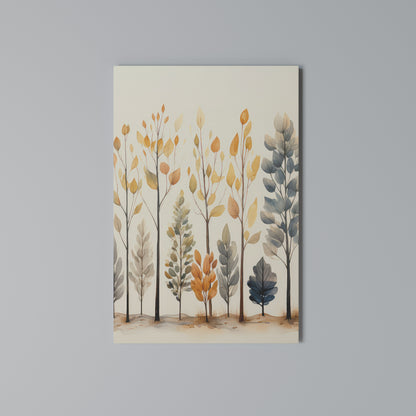 AUTUMN FOREST Stampa su Tela Verticale