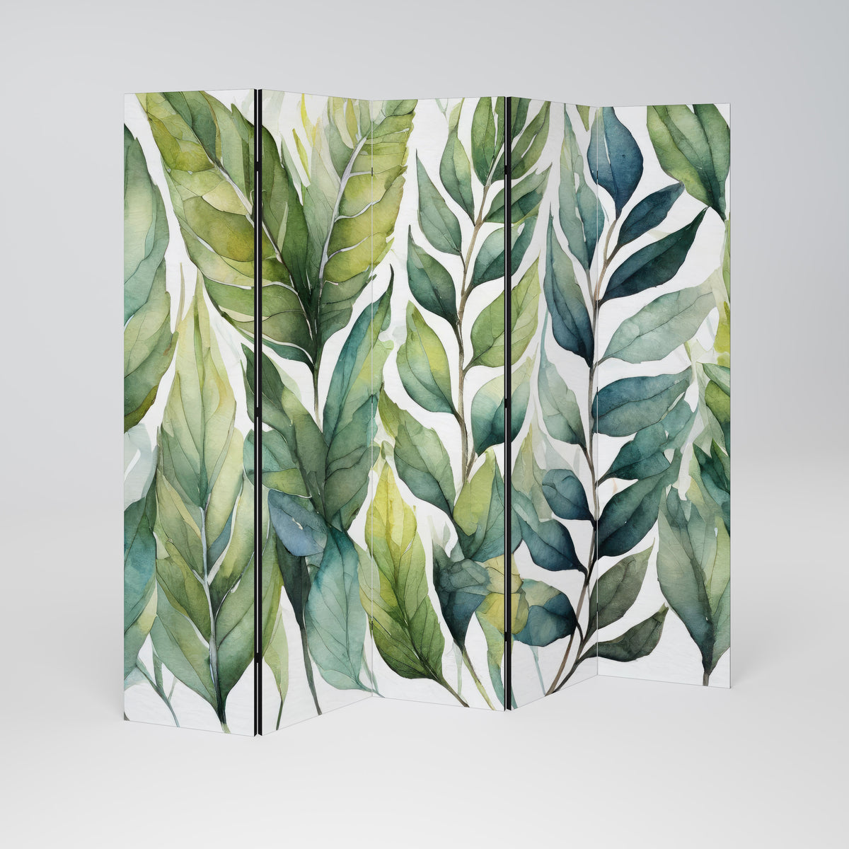 VERDURE SCAPE Paravento Decorativo a 5 Pannelli