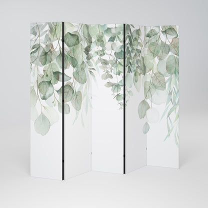 PURE VERDURE Divisorio decorativo per ambienti a 5 pannelli