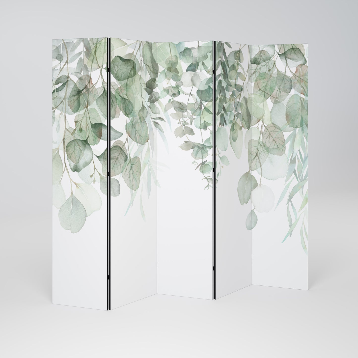 PURE VERDURE Divisorio decorativo per ambienti a 5 pannelli