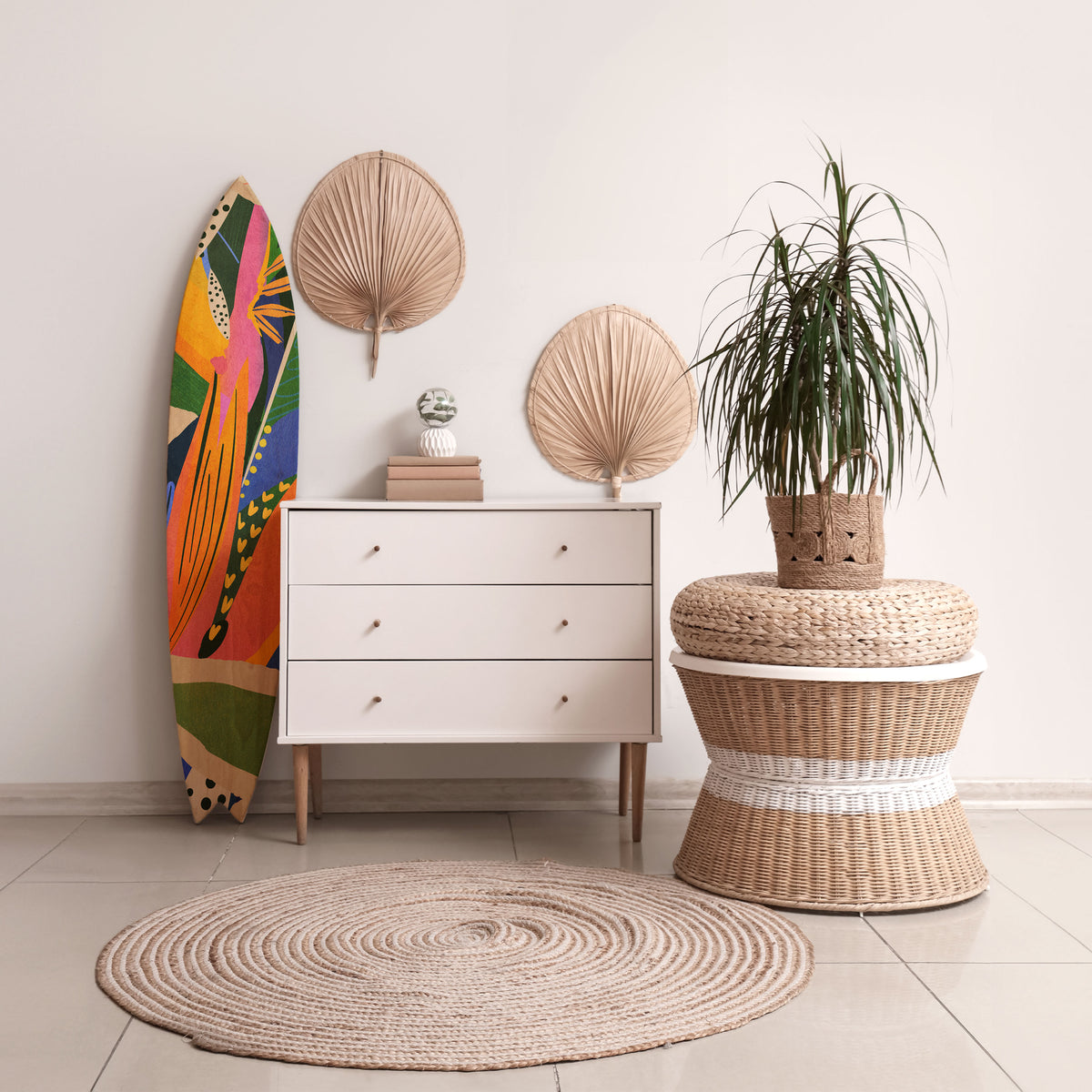 RAMPANT VEGETATION Surfboard Decorative Panel