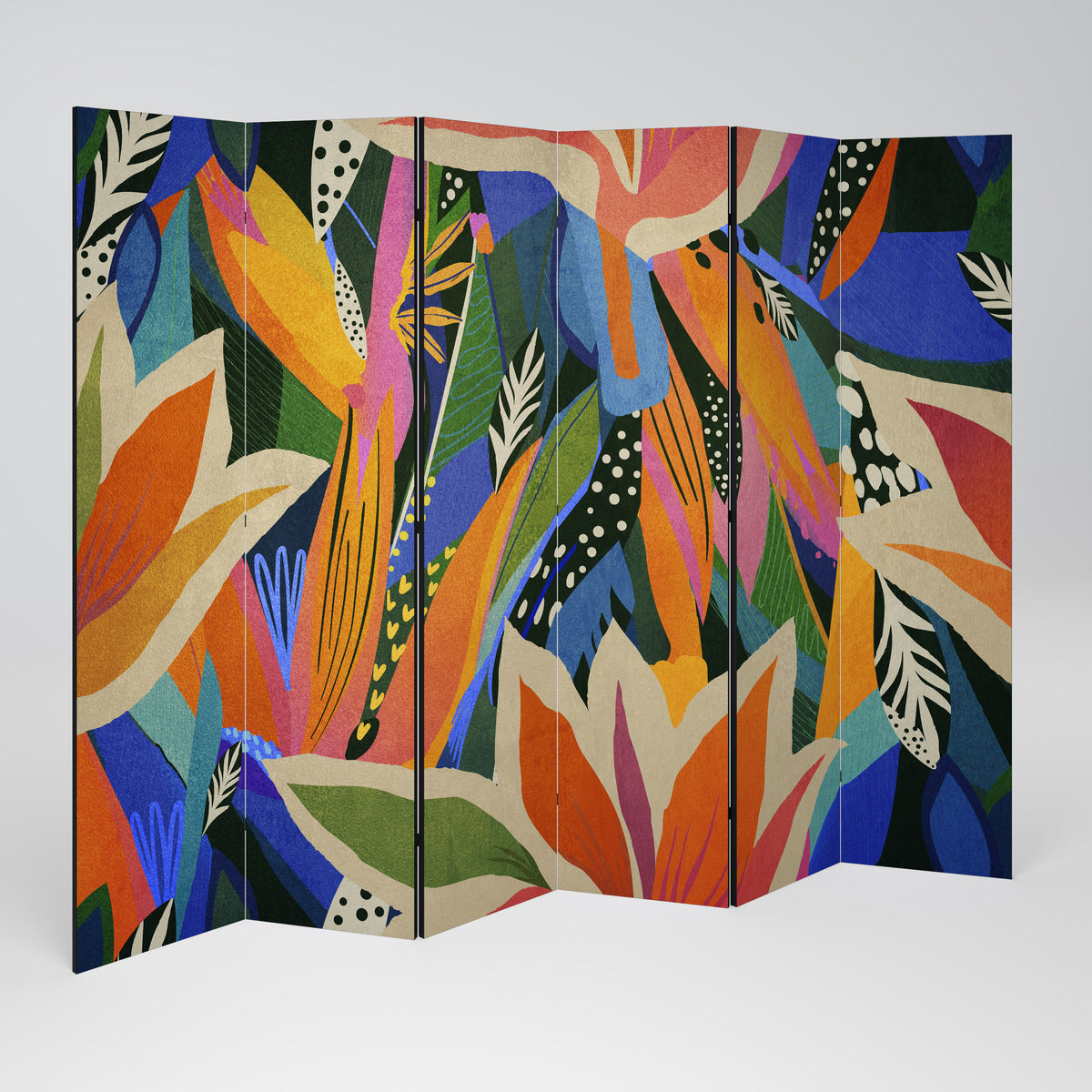RAMPANT VEGETATION Paravento Decorativo a 6 Pannelli