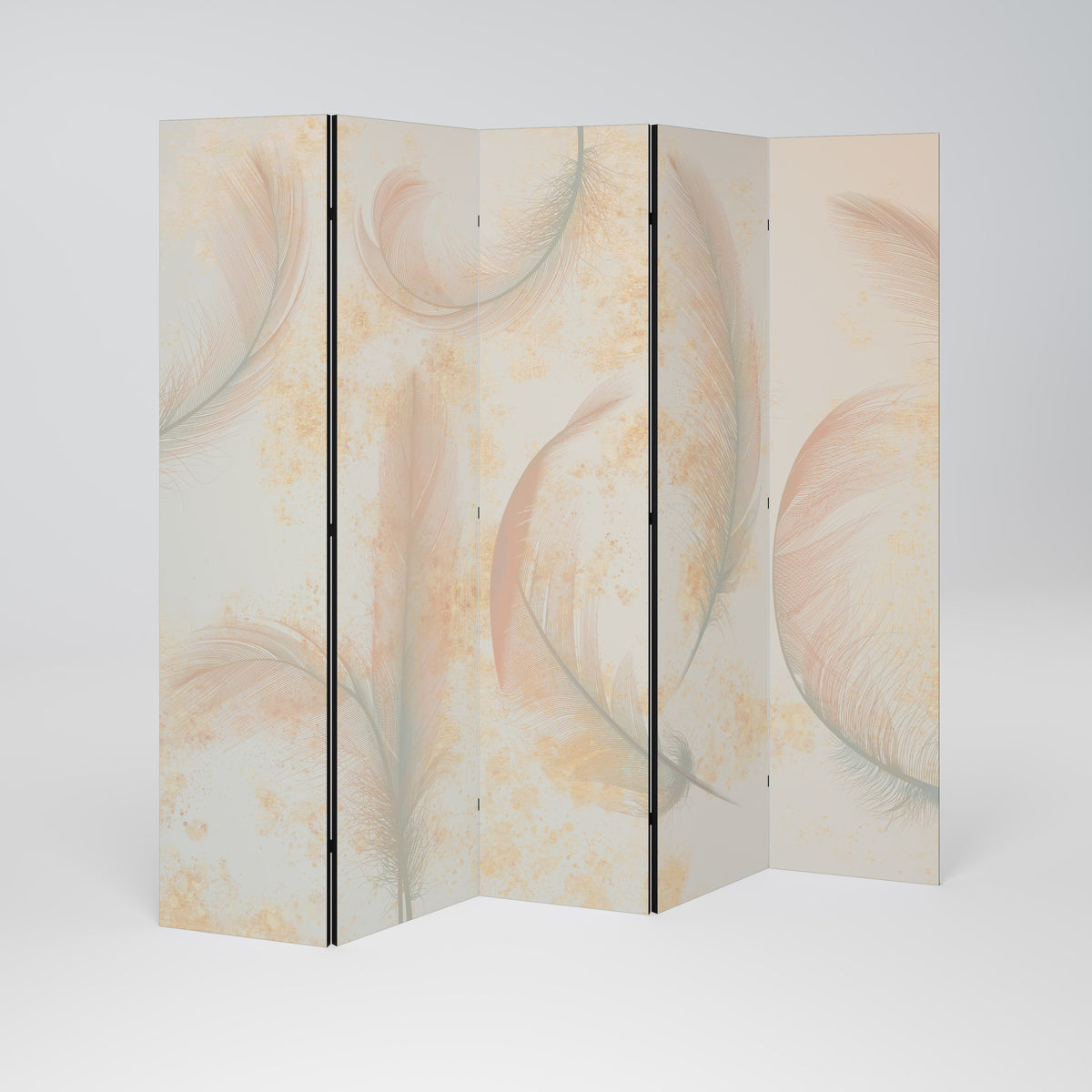 AURA OF LIGHT Decorative 5-Panel Room Divider